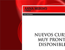 Tablet Screenshot of cursos.anamerino.com